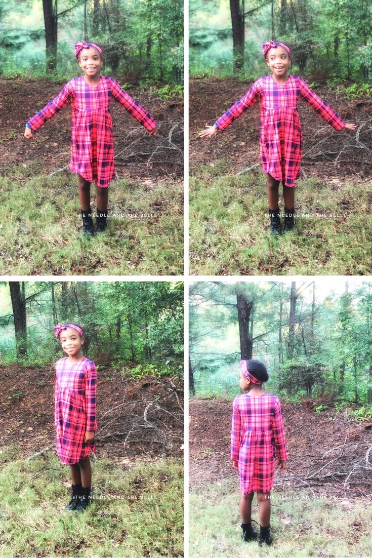 Ready? Set? Sew! Sewing with lining made me nervous until I tried the new girls 90s Dress by Ellie & Mac. It earned 5 needles from me so see why here.