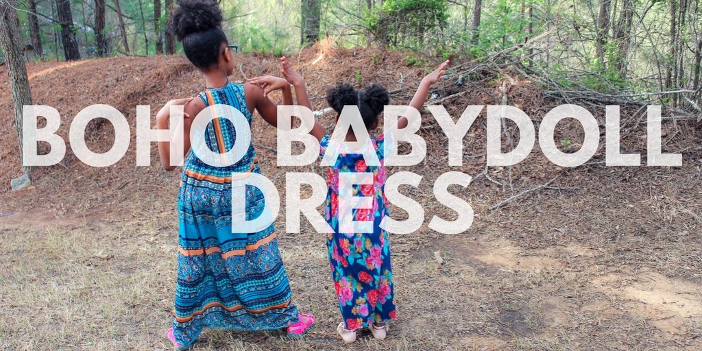 The Patterns For Pirates Boho Babydoll Dress
