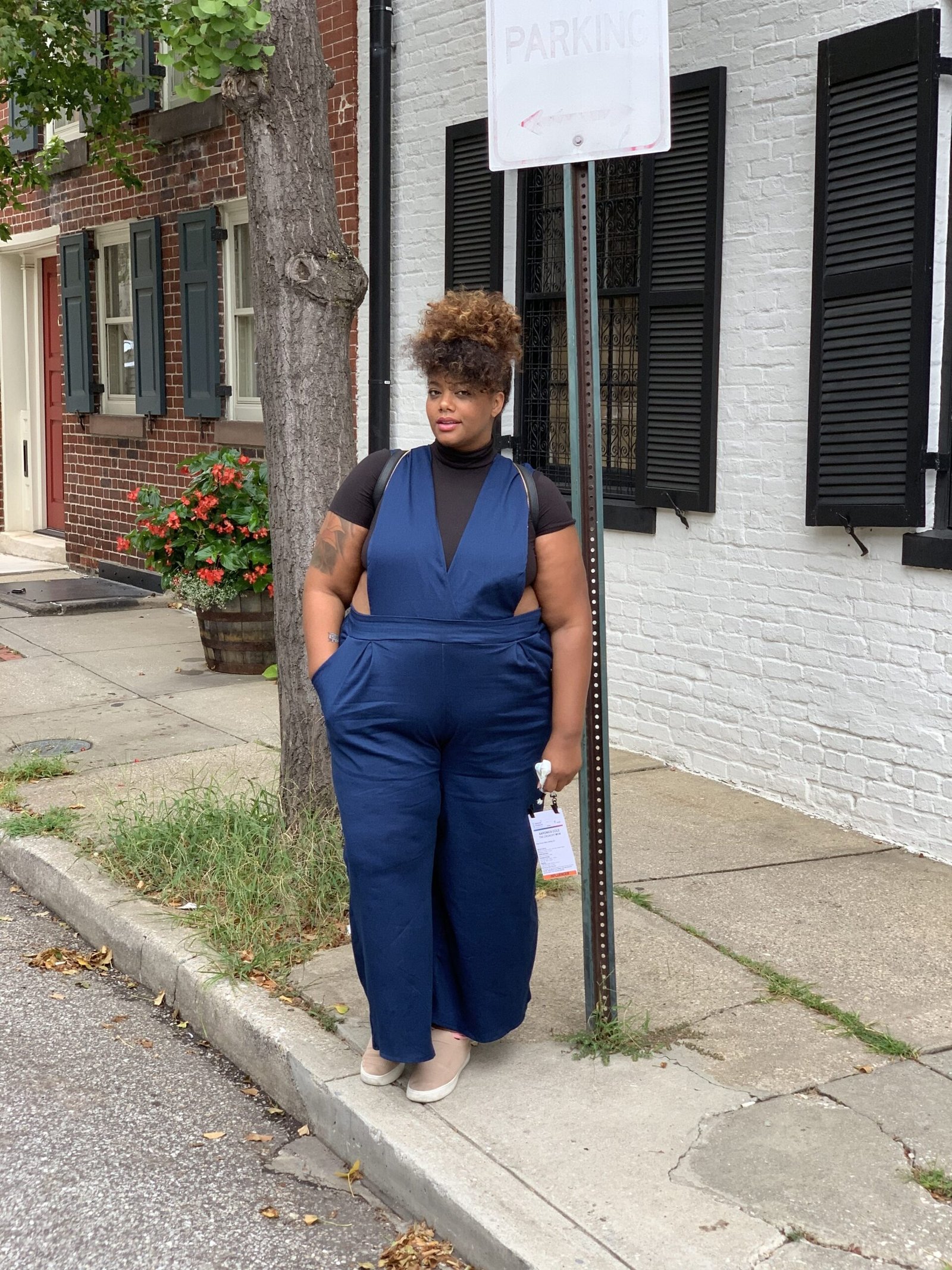 Running Around Baltimore In My Rachel Jumpsuit