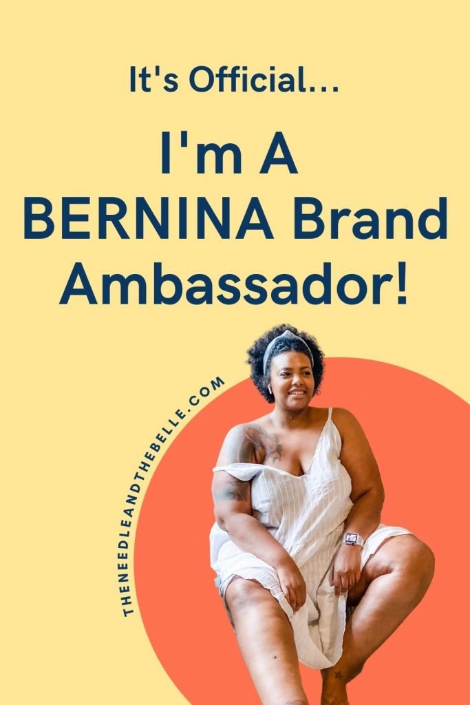Mama I made it! I'm a BERNINA Brand Ambassador & I couldn't be happier. Check here to see what machine I got--it's not what you expect!