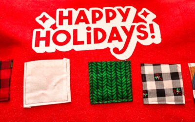 DIY Felt + Fabric Hanging Advent Calendar